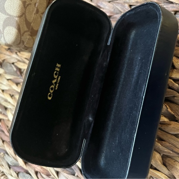 Pair of Coach Signature Eyeglass Cases Brown with Monogram and Black main image 6